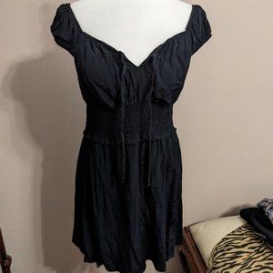 Women's cute off shoulder black dress M